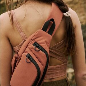 Free people sling bag in bubble gum